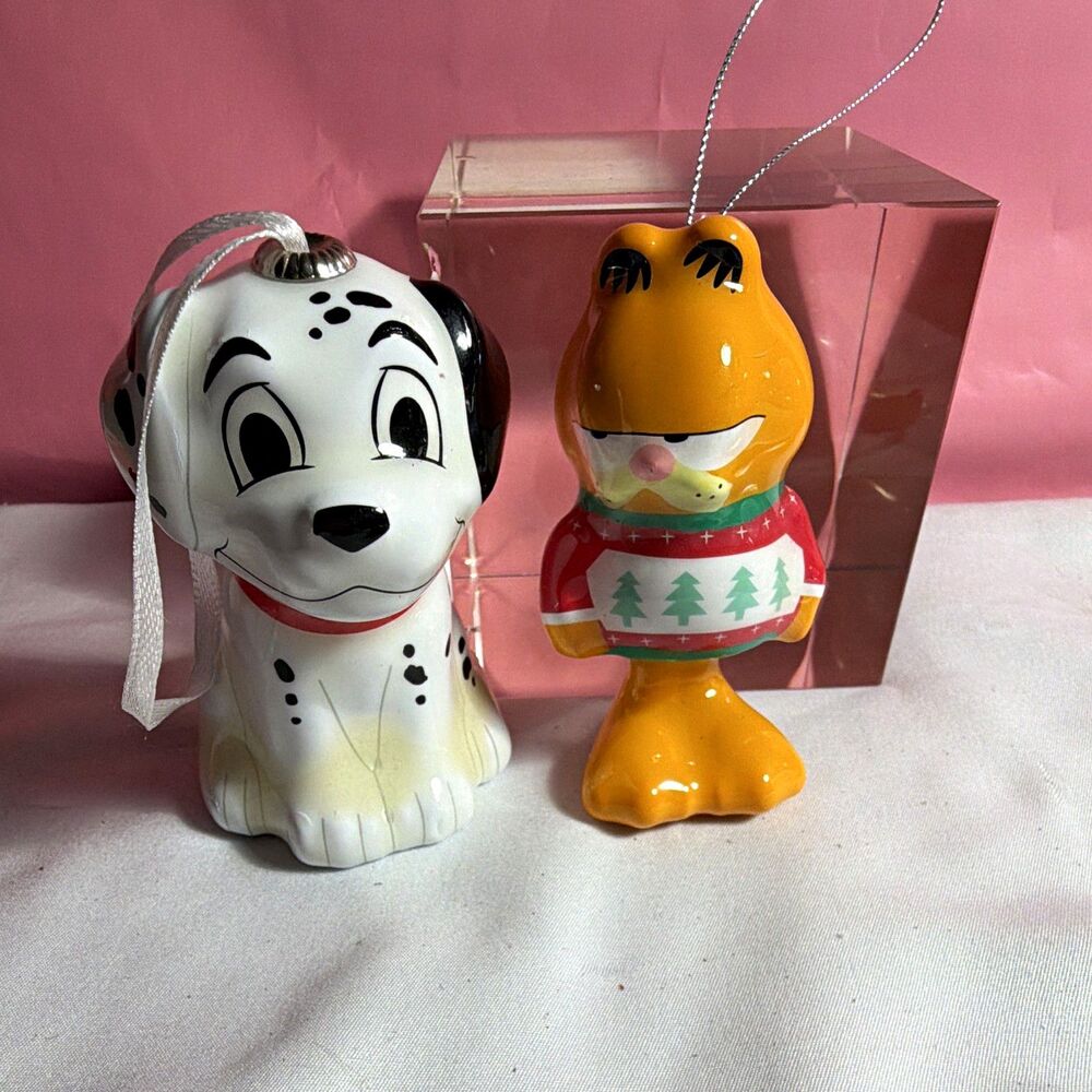 Disney 101 Dalmatians and Garfield Christmas Ornaments- Disney Franchise 2024